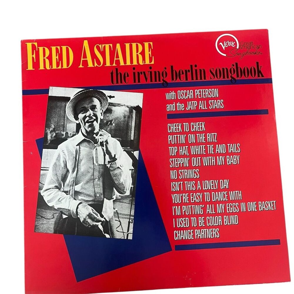 Fred Astaire The Irving Berlin Songbook LP Vinyl Record Jazz Pop‎ 1986